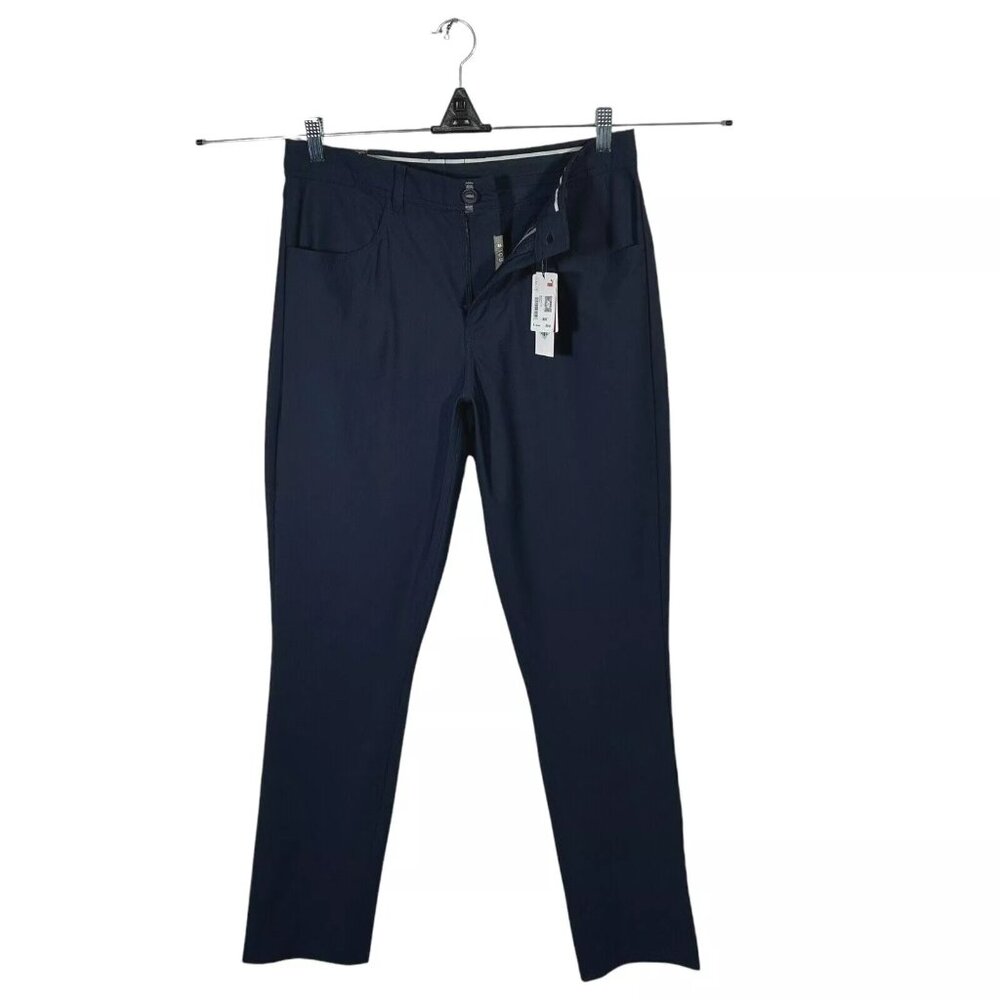 Puma Men's 101 Fit Golf Pants 30X32 32x32 36x32 Navy Blue‎ 4-Way Stretch Fabric